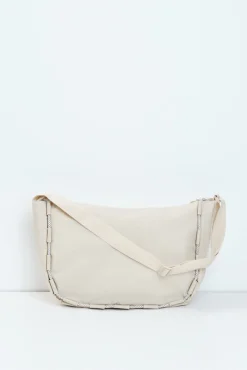 Bolsa bandolera cruzada técnica marrón