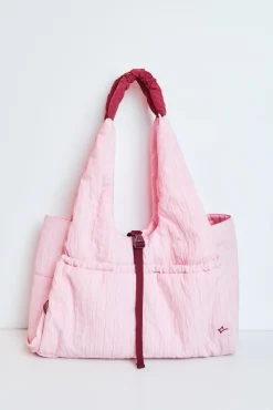 Bolsa deporte nylon rosa