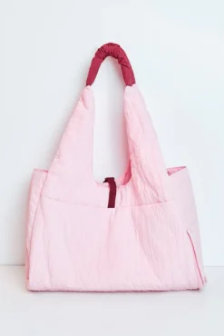 Bolsa deporte nylon rosa