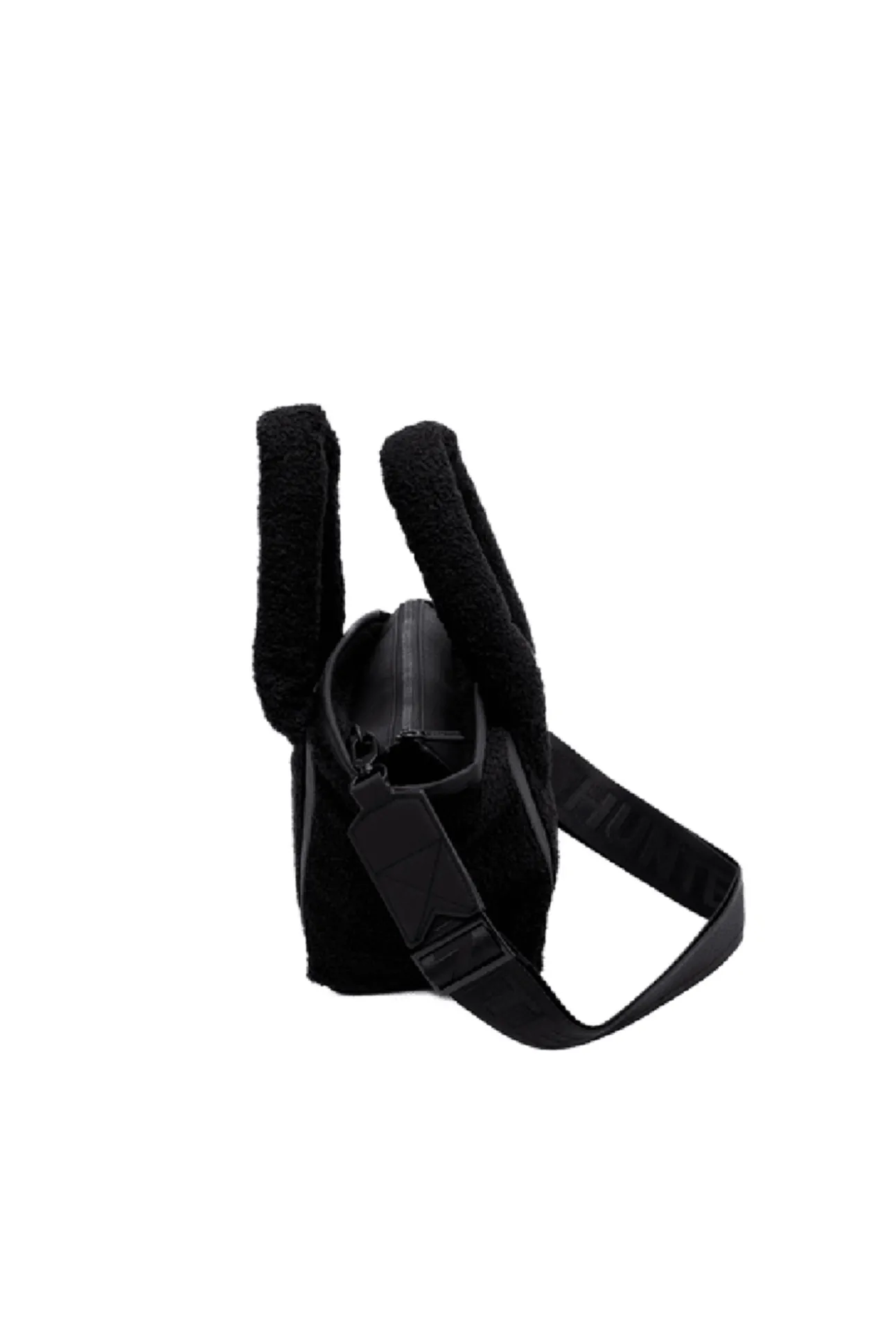 Bolso alloa borg sherpa crossbody black