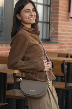 Bolso Alma piel taupé