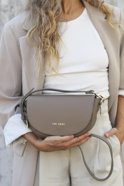 Bolso Alma piel taupé