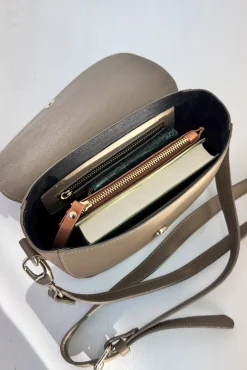 Bolso Alma piel taupé