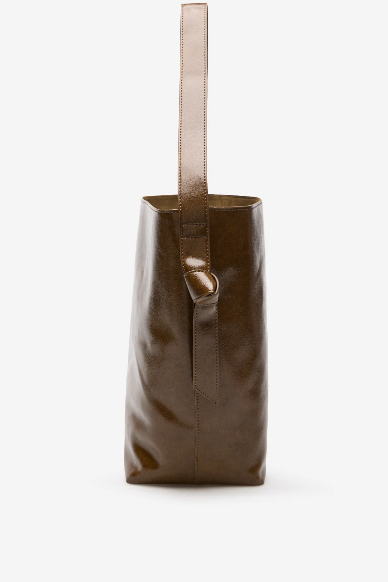 Bolso bucket nudo lazo
