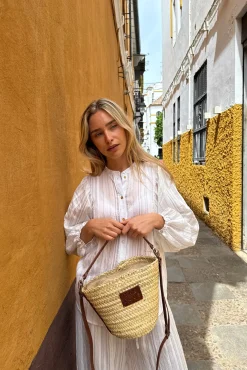 Bolso Capazo piel Bucket