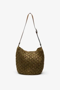 Bolso rafia trenzado