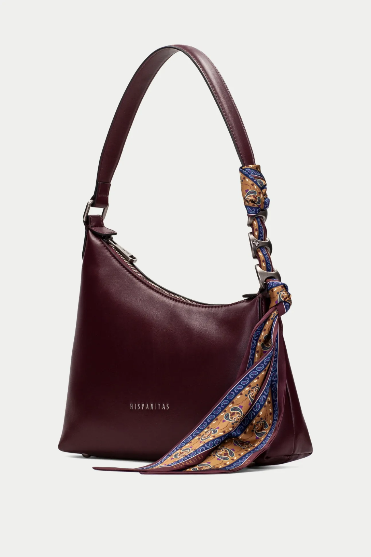 Bolso tipo hobo curvado