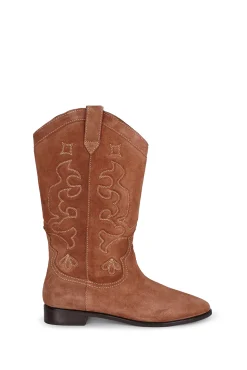 Bota piel pespuntes