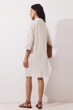 Caftán camisero lurex