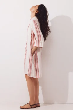 Caftán camisero lurex