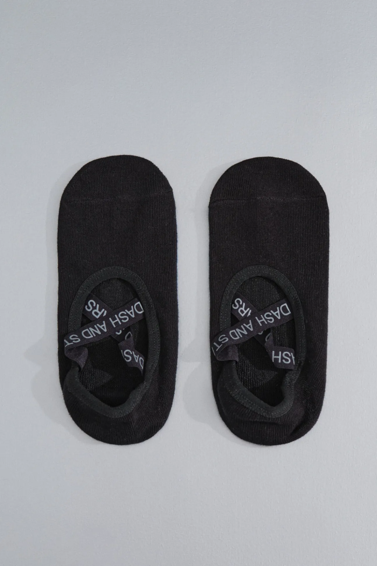 Calcetines algodón zapatilla ballet negra