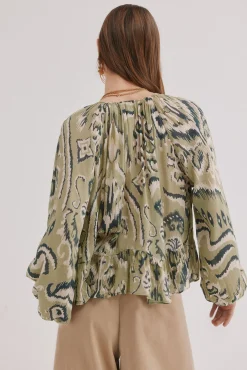 Camerón. Blusa estampada