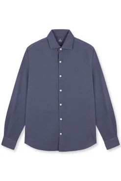 Camisa algodón lino manga larga