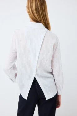 Camisa amplia rayas