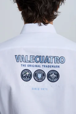 Camisa bordada blanca
