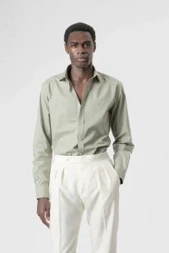 Camisa casual popelin algodón