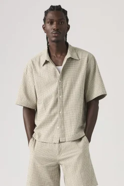 Camisa crop de manga corta