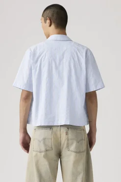 Camisa crop de manga corta