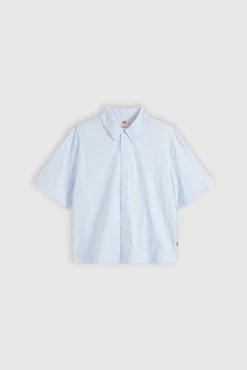 Camisa crop de manga corta