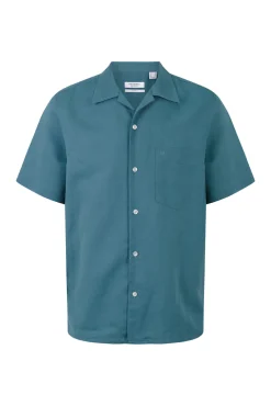 Camisa de lino algodón manga corta