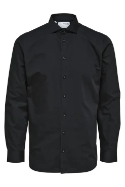 Camisa de manga larga de vestir 100% algodón