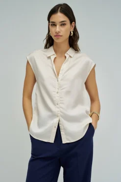 Camisa en lightdenim