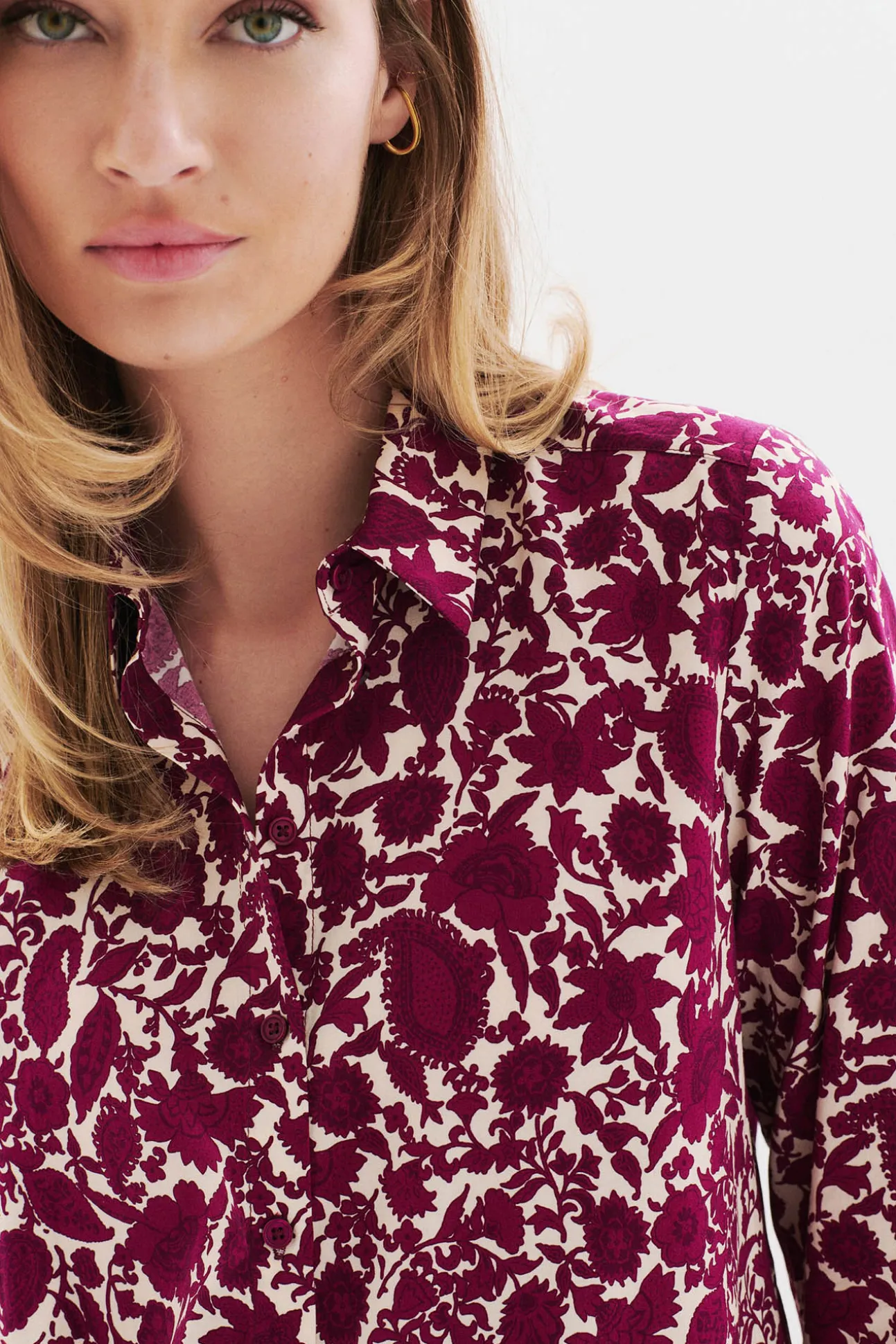 Camisa estampado floral