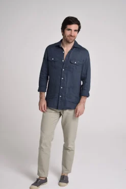 Camisa Guayabera 100% Lino