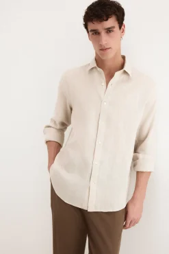 Camisa lino lisa