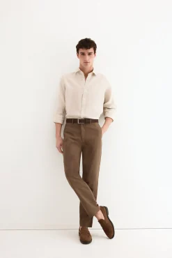 Camisa lino lisa