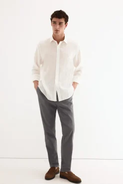 Camisa lino lisa