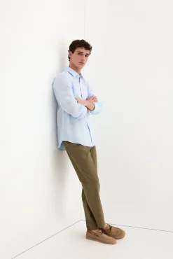 Camisa lino lisa