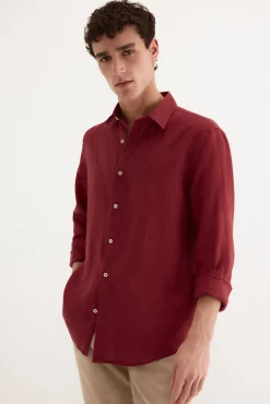 Camisa lino lisa