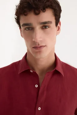 Camisa lino lisa