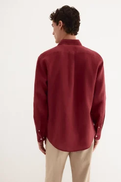 Camisa lino lisa