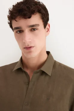 Camisa lino lisa