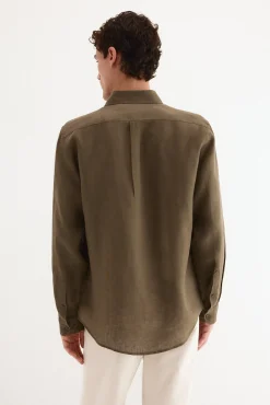 Camisa lino lisa
