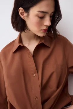 Camisa lisa corta