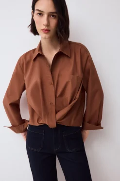 Camisa lisa corta