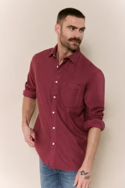 Camisa lisa fluida