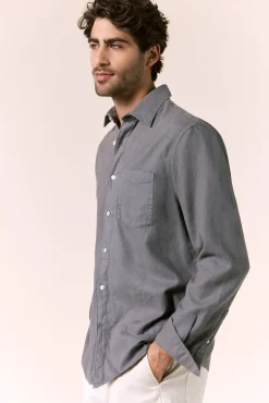 Camisa lisa fluida