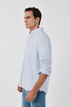 Camisa lisa oxford ligero