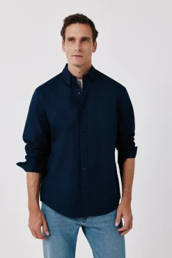 Camisa lisa oxford ligero