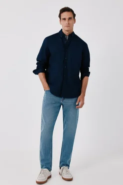Camisa lisa oxford ligero