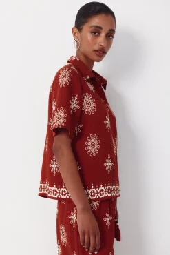 Camisa manga corta estampada