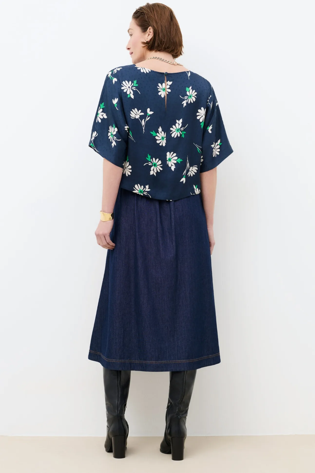 Camisa manga corta estampada
