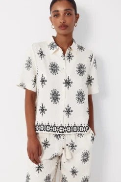 Camisa manga corta estampada