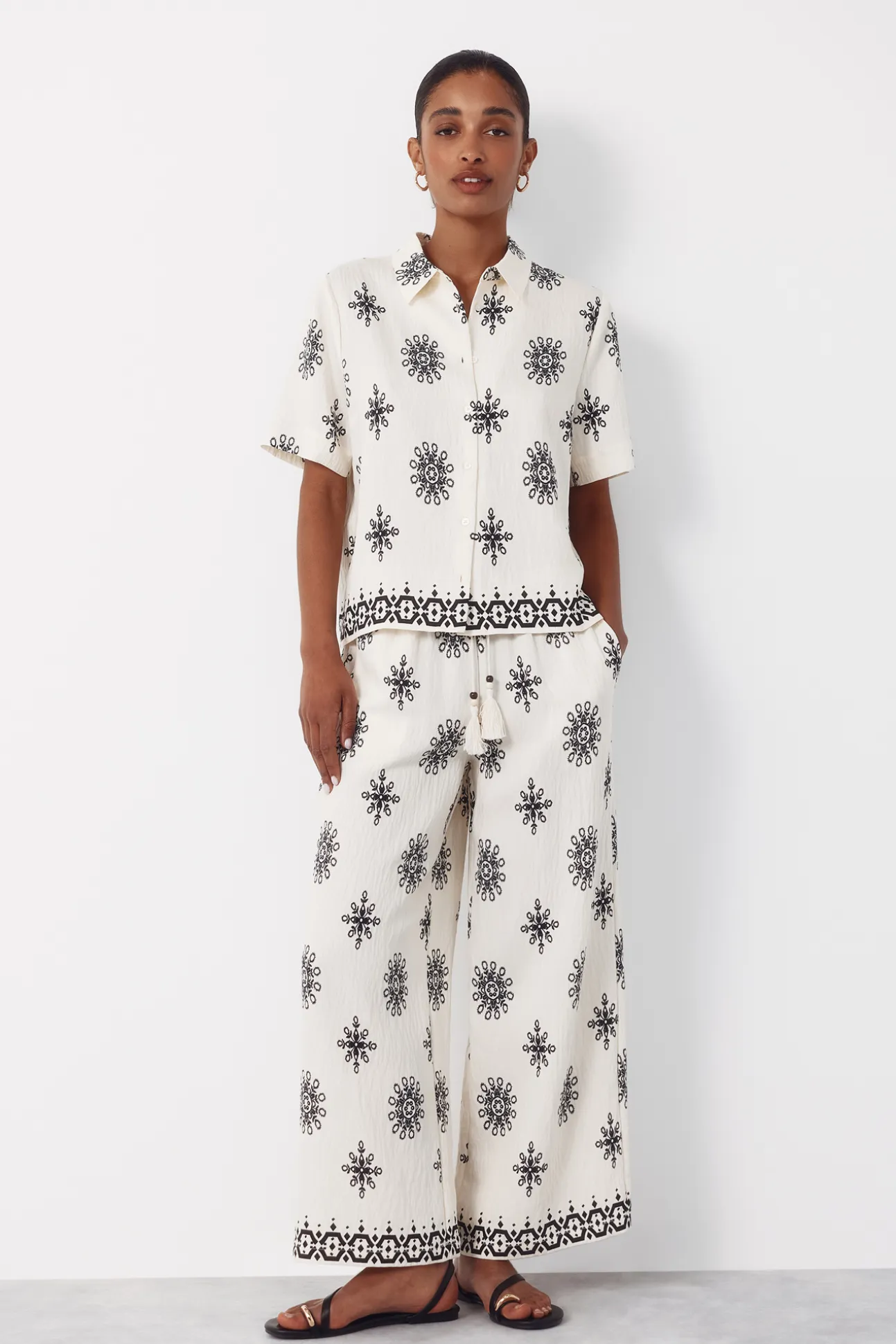 Camisa manga corta estampada