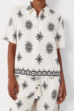 Camisa manga corta estampada