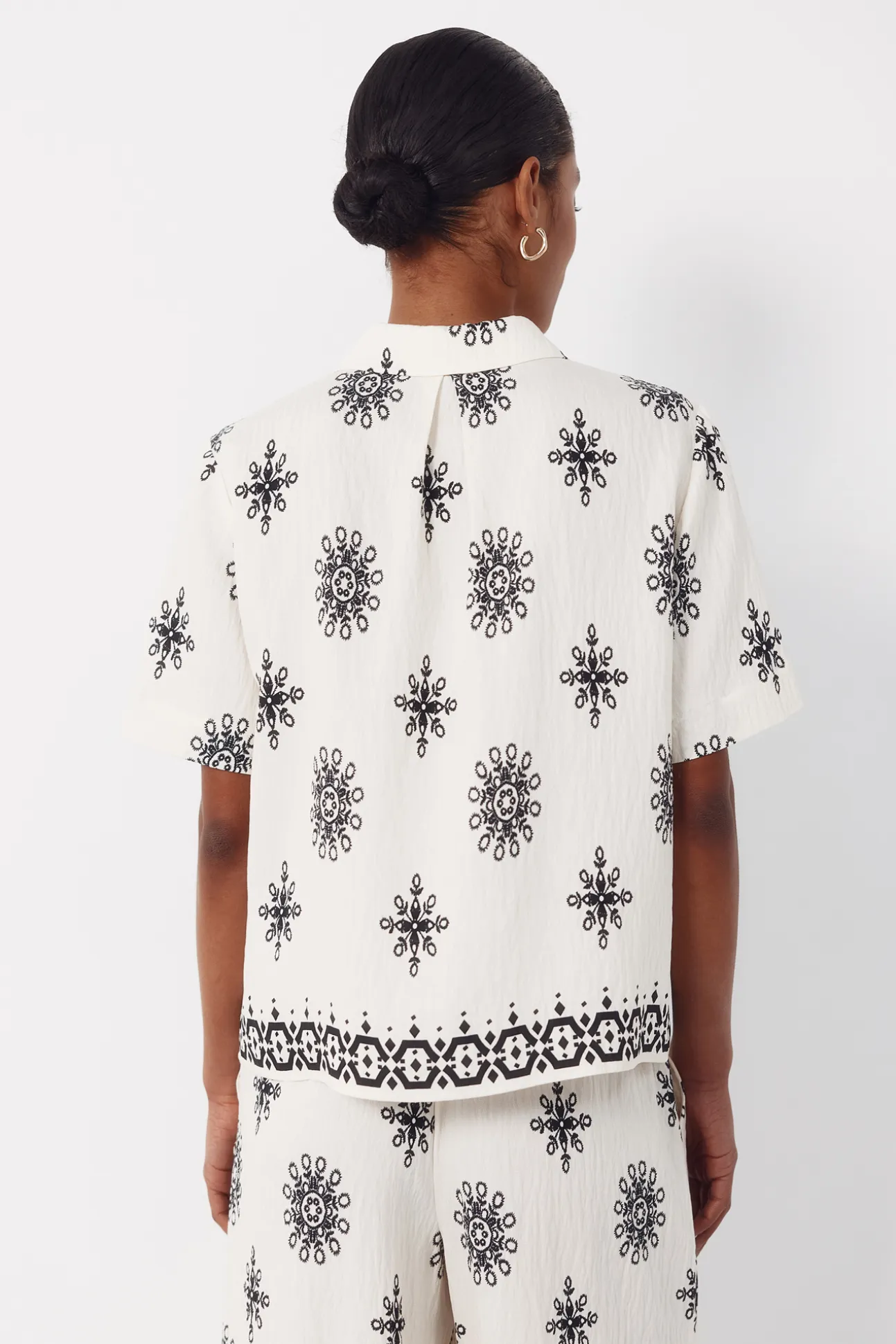 Camisa manga corta estampada